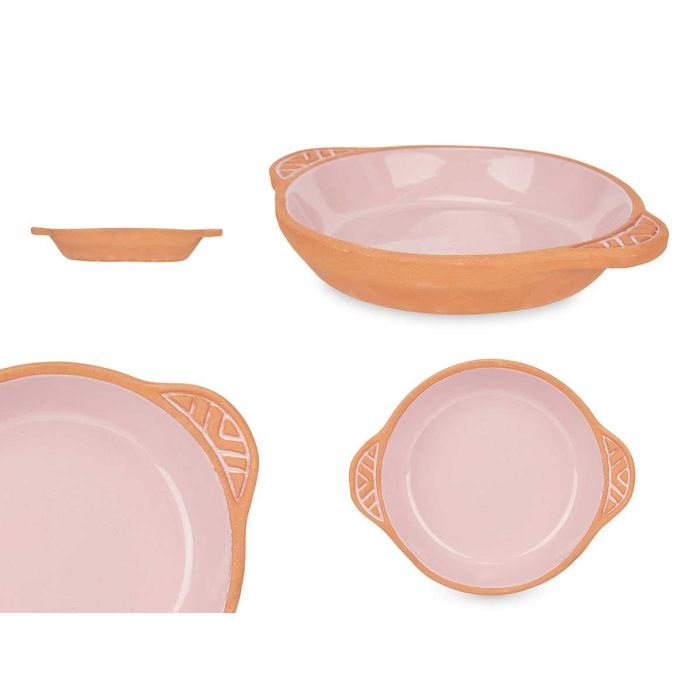 Cazuela de Barro Redonda 20 cm Rosa - La Dehesa, Apta Horno/Microondas (8 Unidades) Cazuela de Barro Redonda 20 cm Rosa - La Dehesa, Apta Horno/Microondas (8 Unidades)