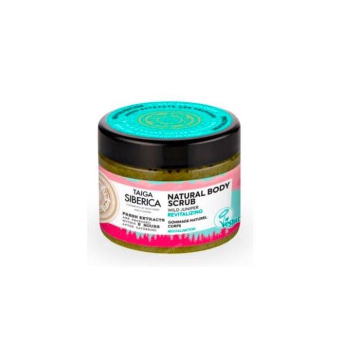 Taiga Exfoliante Corporal Revitalizante 300ml para elasticidad y firmeza natural de la piel