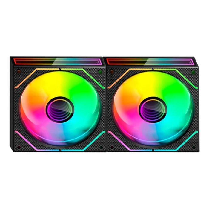 Mars Gaming MF3DPROX2 Kit 2 Ventiladores 120mm ARGB PWM Hidráulico Refrigeración Caja PC 0 Mars Gaming MF3DPROX2 Kit 2 Ventiladores 120mm ARGB PWM Hidráulico Refrigeración Caja PC 0