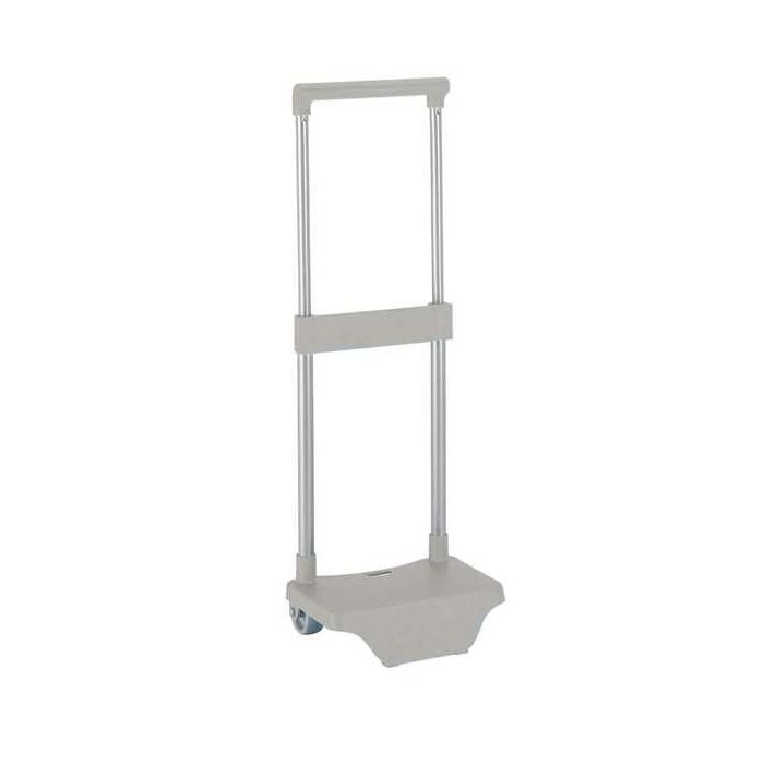 Carro Escolar Safta Portamochila Pequeño Plata Carro Escolar Safta Portamochila Pequeño Plata