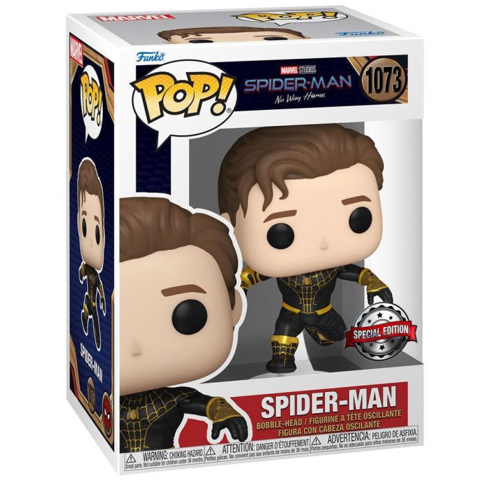 Funko Figura POP Marvel Spider-Man No Way Home Spider-Man Exclusivo Vinilo 9cm