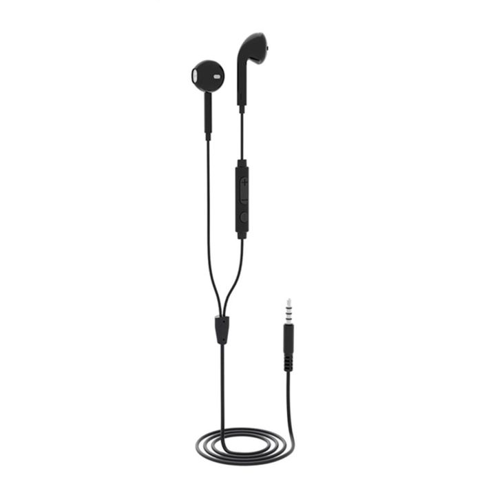 Elbe AU-N15-MIC Auriculares Intra-auditivos con Micro Negros para Smartphone 3
