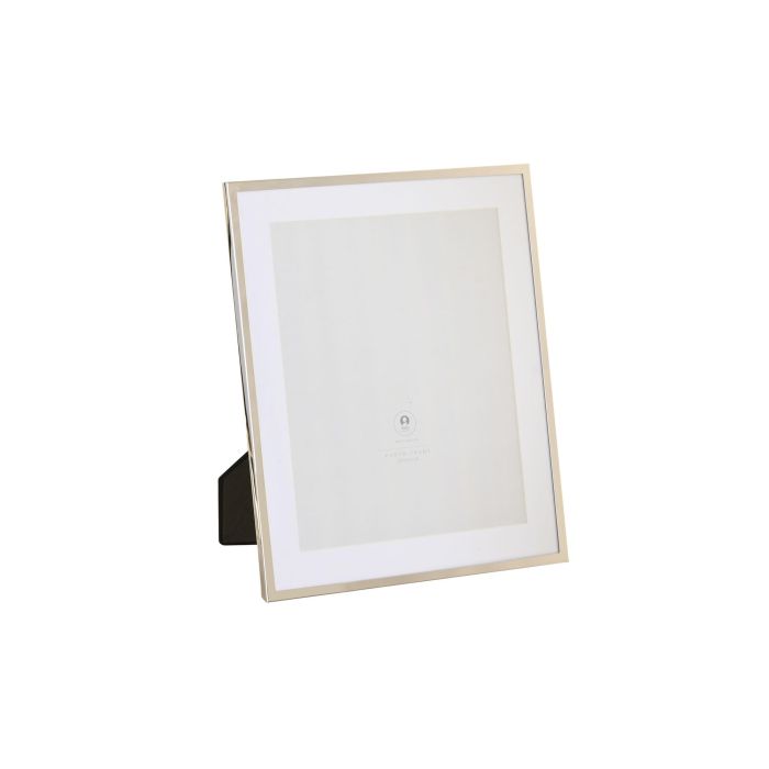 DKD Home Decor Marco de Fotos 20x25 cm Plateado de Acero y Cristal - Pack de 4 Unidades