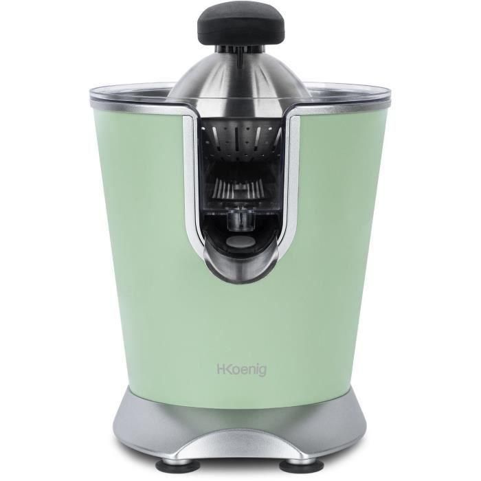 H.KoeNIG/AGR88 - Exprimidor de cítricos - Potencia: 160W - Silencioso - Sistema antigoteo - Cuerpo de acero inoxidable - Libre de BPA H.KoeNIG/AGR88 - Exprimidor de cítricos - Potencia: 160W - Silencioso - Sistema antigoteo - Cuerpo de acero inoxidable - Libre de BPA