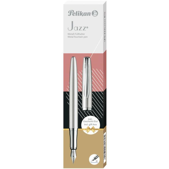 Pelikan Füllhalter Jazz Noble Elegance P36 Silber Geschenkbox 4