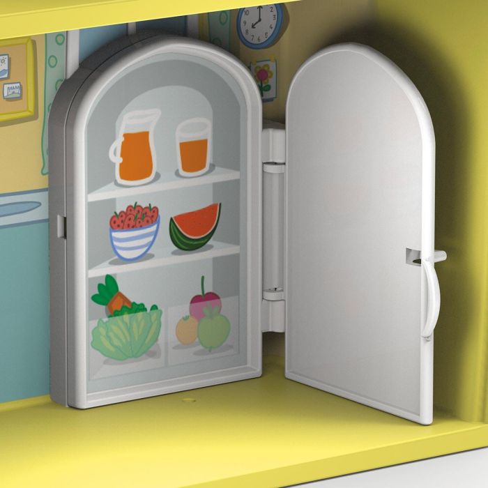Hasbro F2167 Peppa Pig Casa Familiar Playset con 6 Accesorios: Cama, Sofá, Mesa. Puertas Horno/Nevera. Niños +3 Años 3