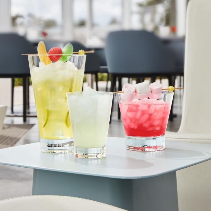 Caja 12 Vasos Bajos Vidrio Shetland Arcoroc 25 cL