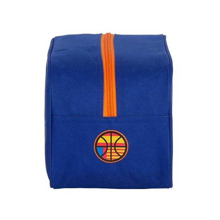 Zapatillero de Viaje Valencia Basket Azul Naranja (29 x 15 x 14 cm)