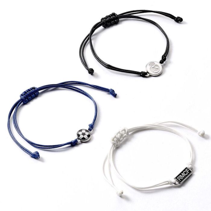 Set 3 Pulseras Amistad Real Madrid 2 Set 3 Pulseras Amistad Real Madrid 2