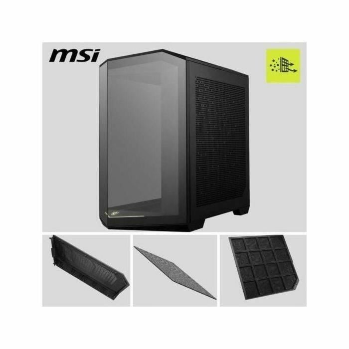 Caja Semitorre ATX MSI MAG PANO 100R PZ Negro 11 Caja Semitorre ATX MSI MAG PANO 100R PZ Negro 11