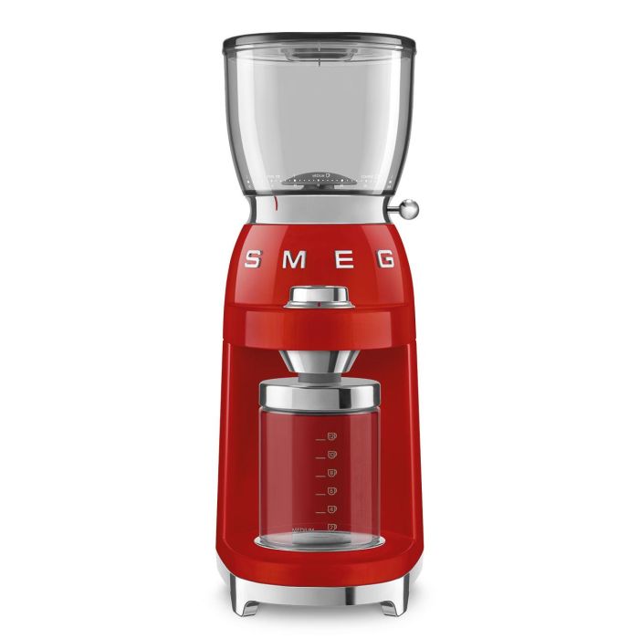 Smeg CGF11RDEU Molinillo de Café Estilo Retro 50's Rojo
