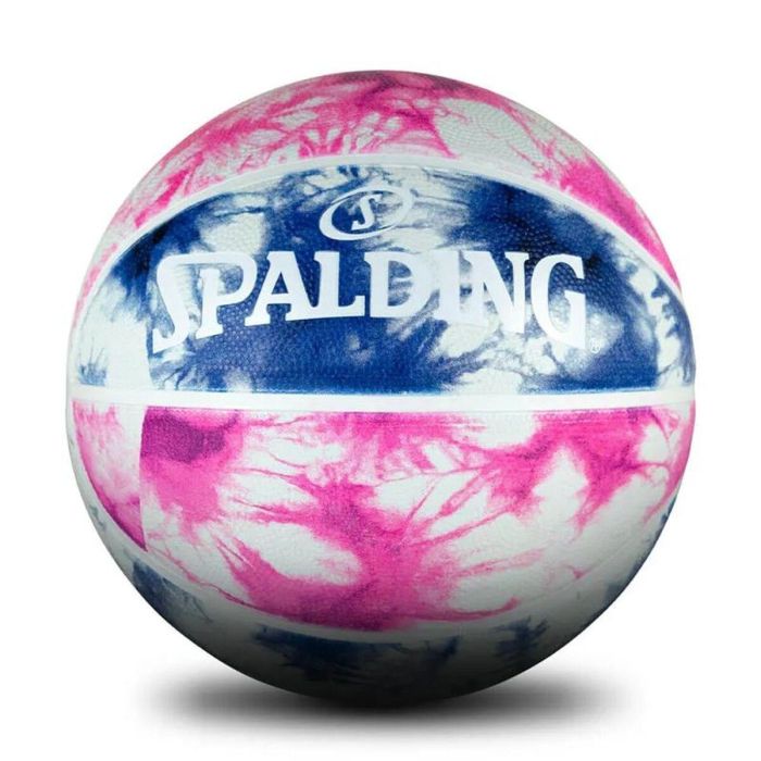 Balón de Baloncesto Spalding Tie Dye Sz6 Morado 6 Caucho (Talla 6) 1 Balón de Baloncesto Spalding Tie Dye Sz6 Morado 6 Caucho (Talla 6) 1