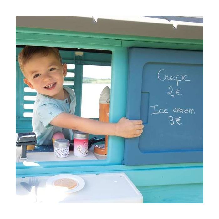 Smoby Casa Sweet Corner ¡El Rincón de los Dulces! con Máquina de Helados y Accesorios 105x110x127 cm 16