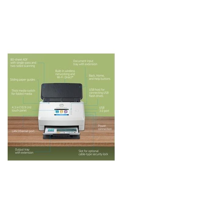 HP 90 - 264V, 50/60Hz, 2.8" Touch, 240 x 320pixels, 70dB, Ethernet, Wi-Fi, USB 3.0, 43 - 350g/m², 38W, 666MHz, 600 x 600dpi, CMOS CIS, 1GB 10 HP 90 - 264V, 50/60Hz, 2.8" Touch, 240 x 320pixels, 70dB, Ethernet, Wi-Fi, USB 3.0, 43 - 350g/m², 38W, 666MHz, 600 x 600dpi, CMOS CIS, 1GB 10