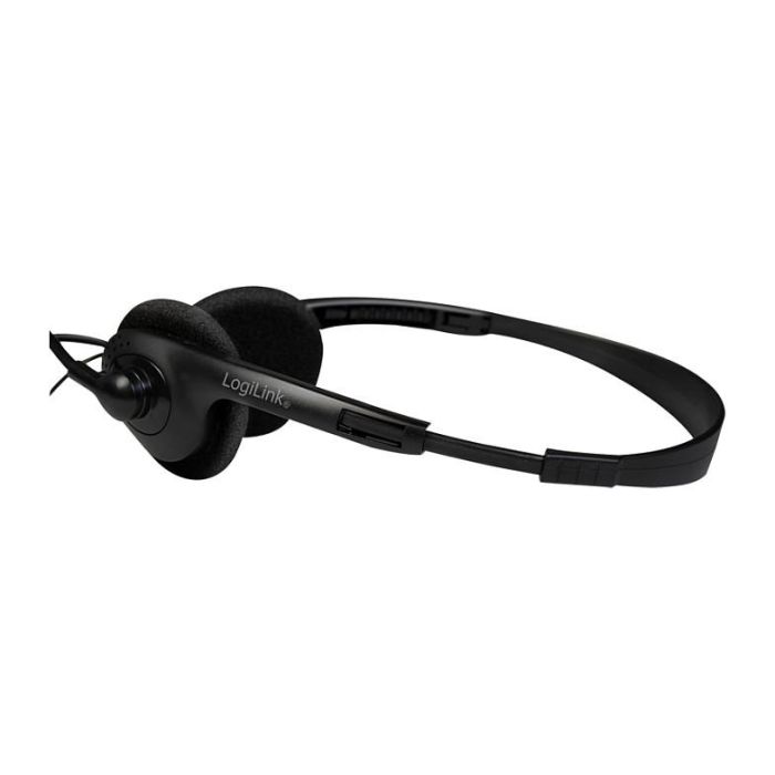 LogiLink Auriculares Diadema Estéreo con Micrófono HS0052 - Alámbrico, 3.5mm, para Oficina/Centro de Llamadas, Negro 5 LogiLink Auriculares Diadema Estéreo con Micrófono HS0052 - Alámbrico, 3.5mm, para Oficina/Centro de Llamadas, Negro 5