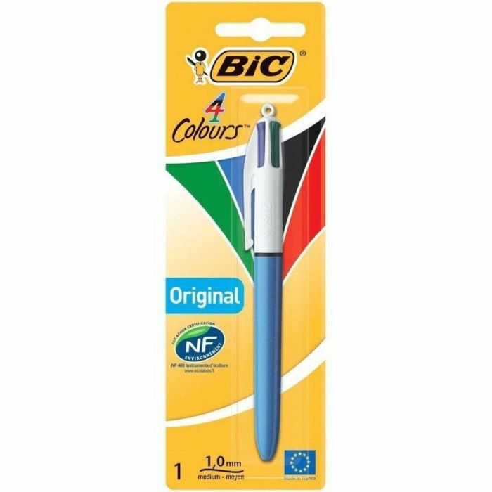 Boligrafo de tinta líquida Bic 802077 Azul Blanco Multicolor Boligrafo de tinta líquida Bic 802077 Azul Blanco Multicolor