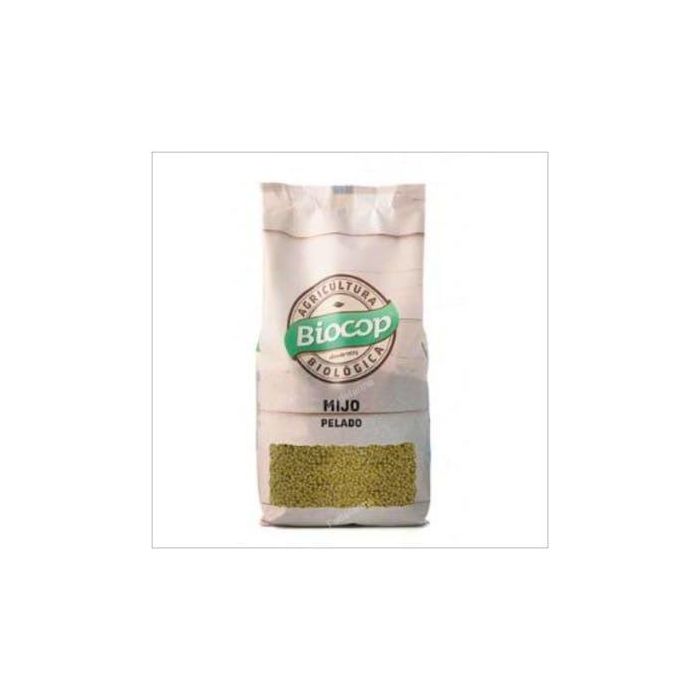 BIOCOP Mijo Pelado Bio 500gr. Cereal nutritivo y energético, rico en hierro y silicio para piel, uñas y cabello.