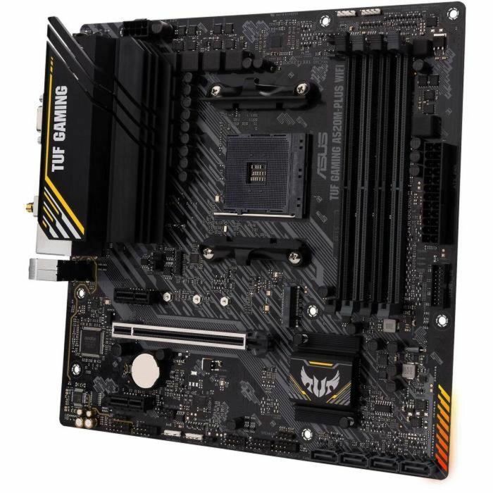 ASUS ASU4711081154273 Placa base TUF GAMING A520M-PLUS WiFi AMD A520 Ranura micro ATX AM4 3 ASUS ASU4711081154273 Placa base TUF GAMING A520M-PLUS WiFi AMD A520 Ranura micro ATX AM4 3
