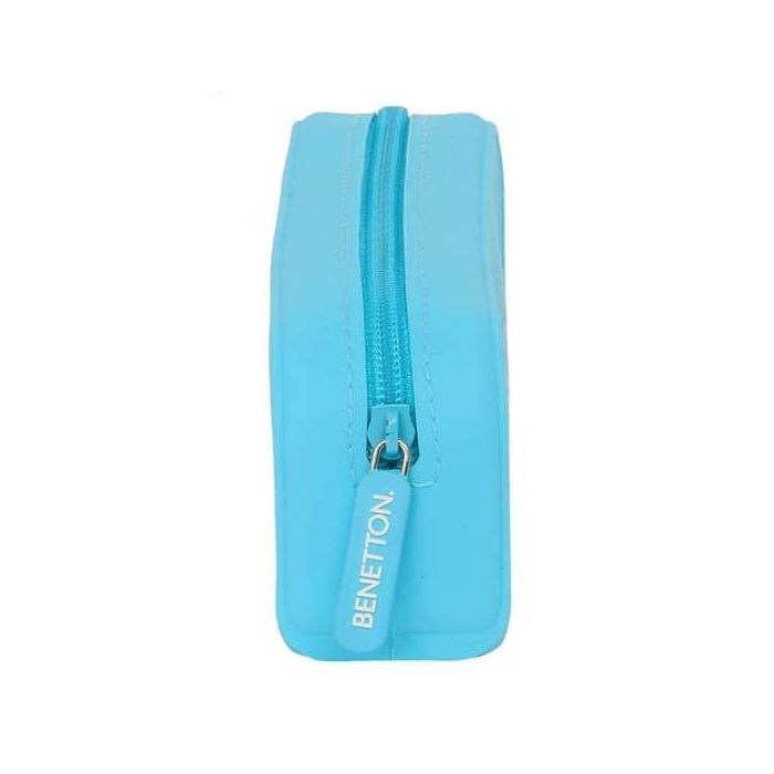 Estuche Escolar Benetton Spring Azul cielo 18.5 x 7.5 x 5.5 cm