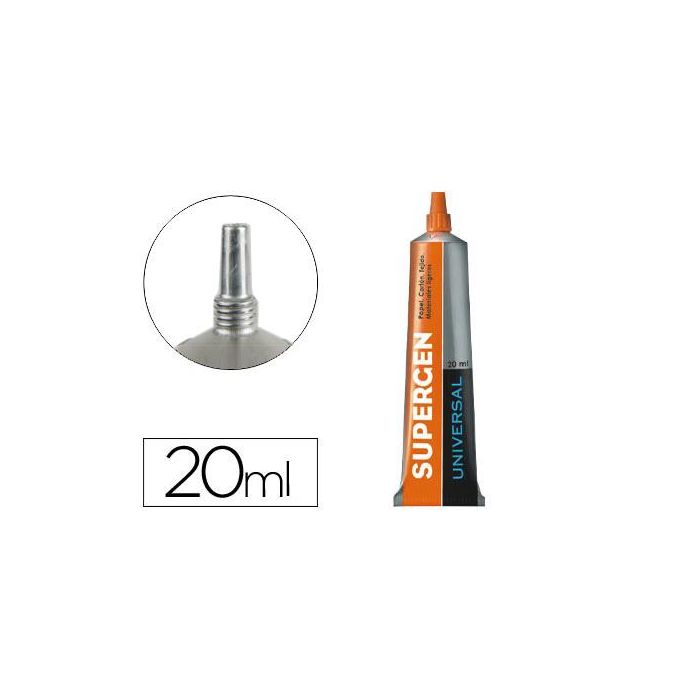 Pegamento Supergen Universal Transparente 20 mL Unidad Pegamento Supergen Universal Transparente 20 mL Unidad