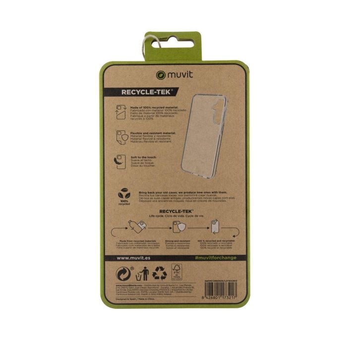 Muvit Funda Recycletek para Samsung Galaxy A35 5G Protección Movil 2 Muvit Funda Recycletek para Samsung Galaxy A35 5G Protección Movil 2