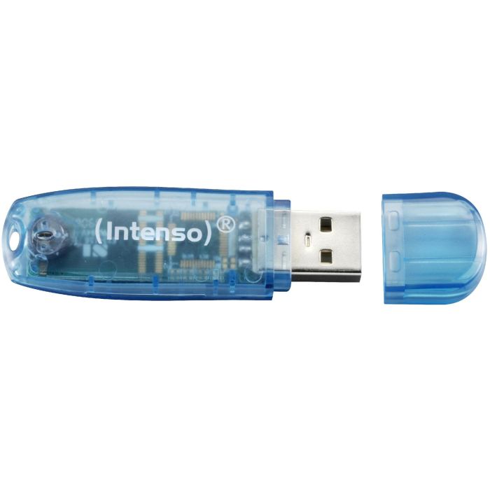 Memoria USB INTENSO 3502450 4 GB Azul 1 Memoria USB INTENSO 3502450 4 GB Azul 1
