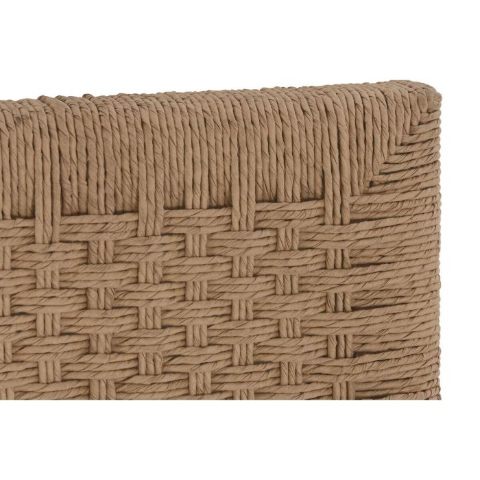 DKD Home Decor Cabecero Cama Boho de Teca y Fibra Natural 165x105x5.5 cm 2 DKD Home Decor Cabecero Cama Boho de Teca y Fibra Natural 165x105x5.5 cm 2