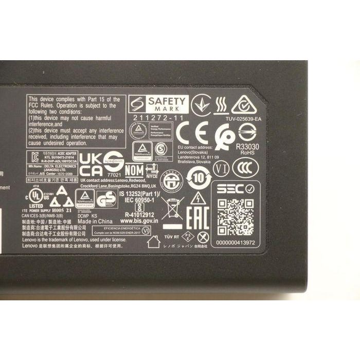 Lenovo Adaptador de Corriente USB-C 100W con Salida de Voltaje Ajustable (20V, 15V, 9V, 5V) y Diseño de 3 Clavijas para Uso Global 4