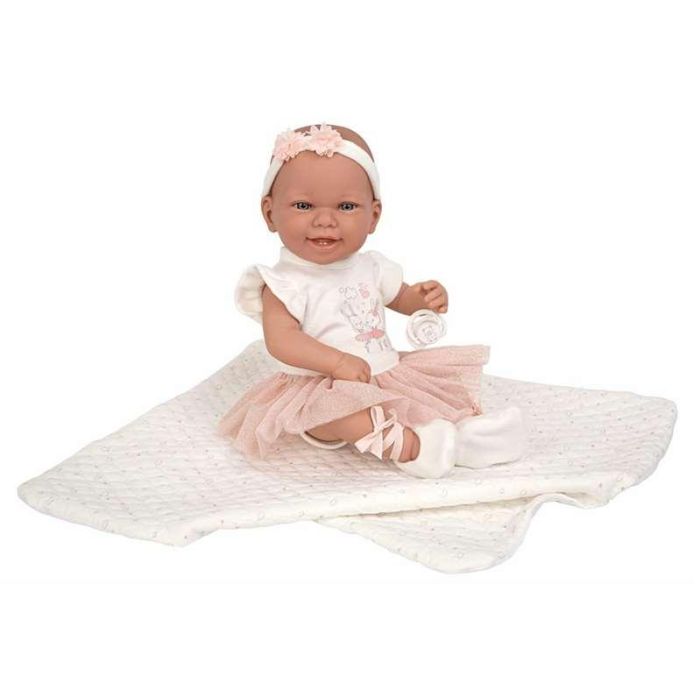 Muñecas Arias Muñeca Elegance Zoe Bailarina con Manta Cuerpo Vinilo Niña 42 cm 1