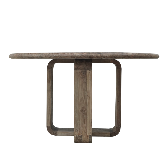 Mesa Redonda Comedor Moderno DKD Home Decor Natural 140 x 78 x 140 cm 1 Mesa Redonda Comedor Moderno DKD Home Decor Natural 140 x 78 x 140 cm 1