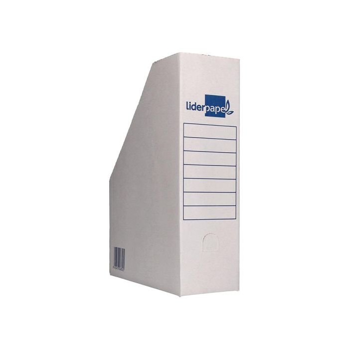 Revistero Liderpapel Ecouse Carton 100% Reciclado Color Blanco 256x100x335 mm 4