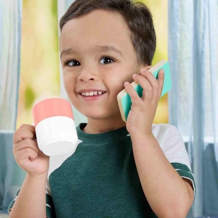 FISHER-PRICE Set de teletrabajo de madera - HXV11 5 FISHER-PRICE Set de teletrabajo de madera - HXV11 5