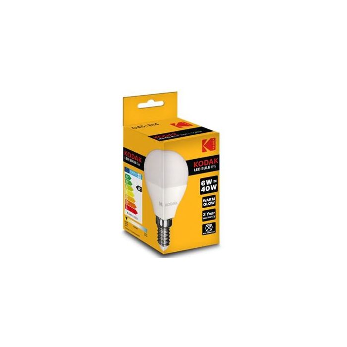 Kodak Bombilla Led Esferica Golf G45 6W Cálido 480 Lúmenes 1