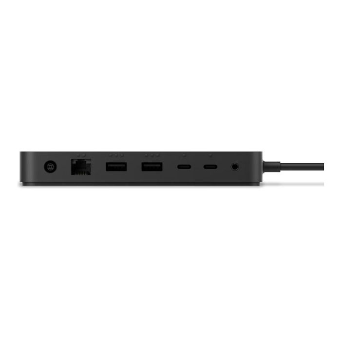 Microsoft Thunderbolt 4 Dock con Puertos Thunderbolt 4, USB-C y RJ-45, Negro, 165W