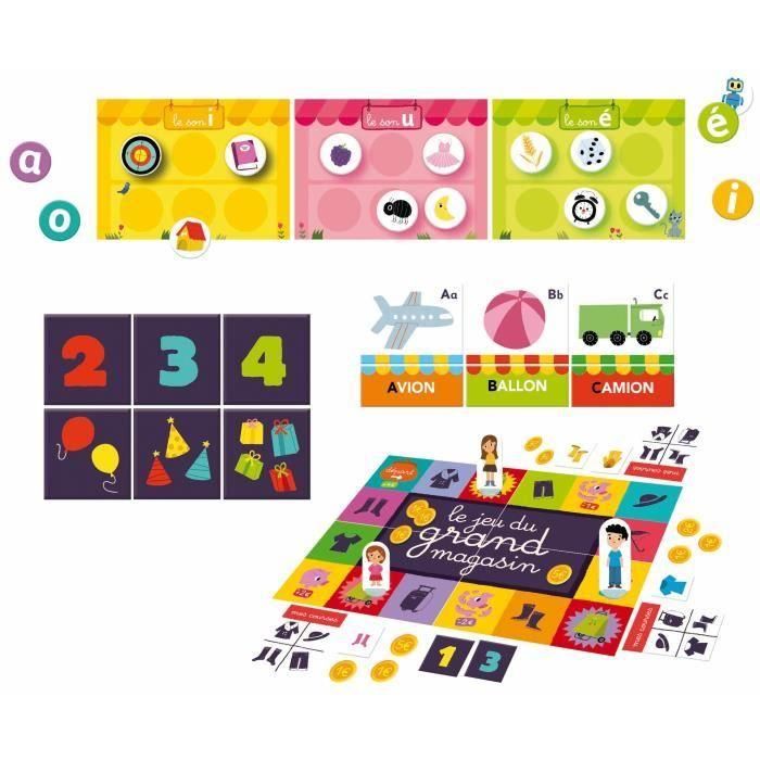 Nathan La Petite Ecole - Caja de Actividades Educativas para Niños +3 años, Sección Media, con Pizarra de Conceptos y Juegos de Aprendizaje 1 Nathan La Petite Ecole - Caja de Actividades Educativas para Niños +3 años, Sección Media, con Pizarra de Conceptos y Juegos de Aprendizaje 1