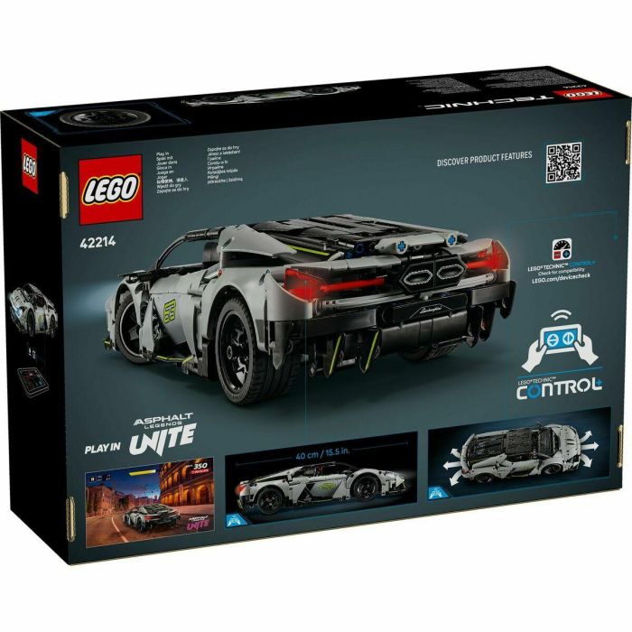 LEGO 42214 Technic Lamborghini Revuelto Supercar - Set de construcción para niños de 10 años 13