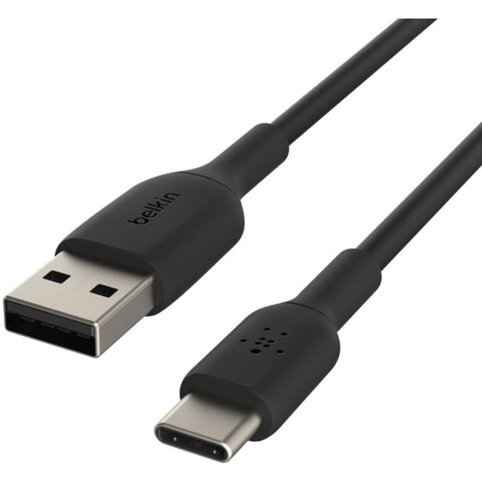 Belkin CAB001BT0MBK Cable USB-C a USB-A, de PVC, Macho/Macho, 15 cm, Negro