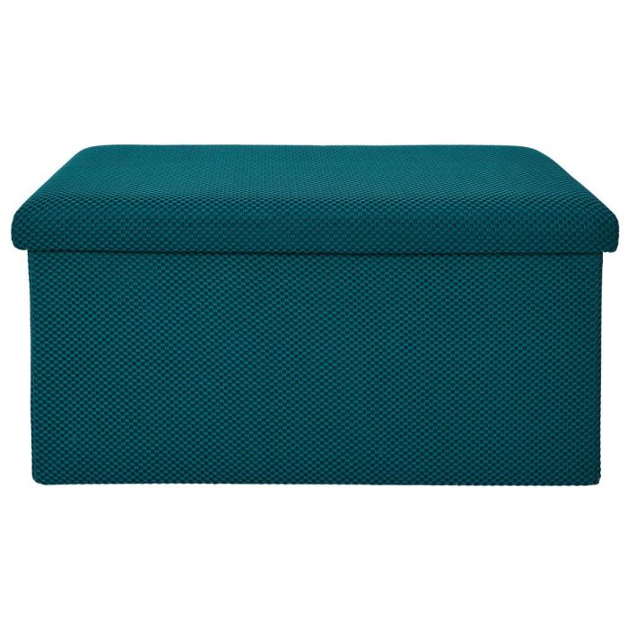 Banco-Puf Plegable Atom Azul Home Deco Factory 3 Banco-Puf Plegable Atom Azul Home Deco Factory 3