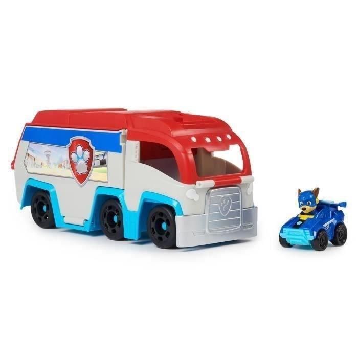Spin Master 6071544 Vehículo Paw Patrol Pup Squad Patroller & Chase, Auto de Carreras Transformable con Rampa de Lanzamiento y Almacenamiento