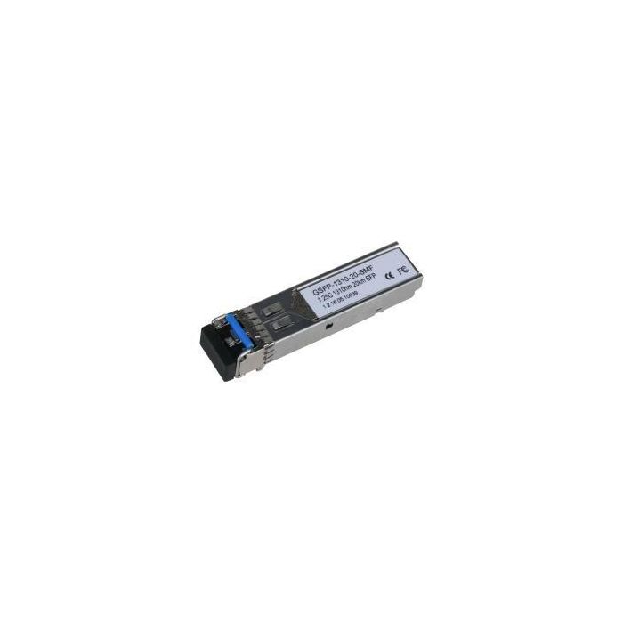 Dahua Módulo óptico SFP Gigabit monomodo, transmisión hasta 20km SMF, envío 1310nm / recepción 1550nm Dahua Módulo óptico SFP Gigabit monomodo, transmisión hasta 20km SMF, envío 1310nm / recepción 1550nm