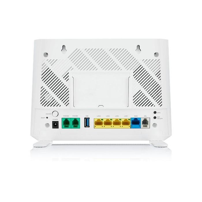 Zyxel DX3301-T0 Router Wi-Fi 6 Doble Banda (2.4 GHz / 5 GHz) Ethernet ADSL Blanco 3