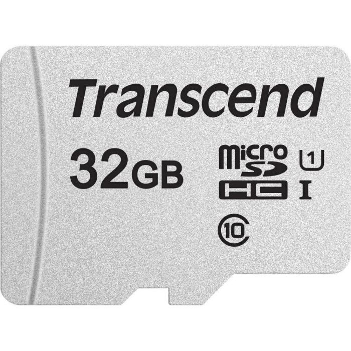 Transcend USD300S-A Tarjeta microSDHC 32GB, Clase 10, U1, A1, 95 MB/s lectura, Resistente, con Adaptador SD 1