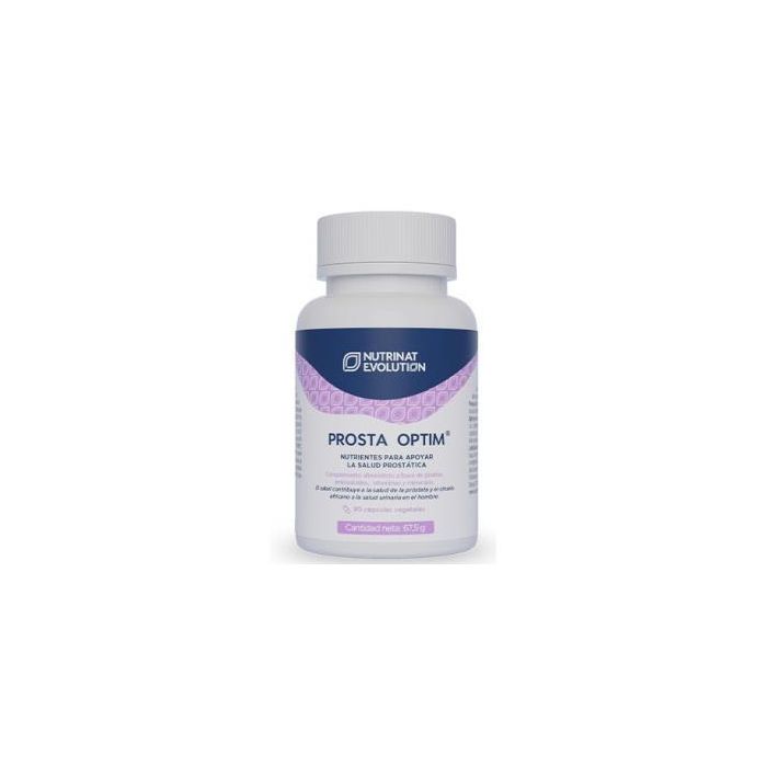 NUTRINAT EVOLUTION Prosta Optim 90 Vcaps - Apoyo Próstata y Función Urinaria Masculina, Apto Veganos y Vegetarianos