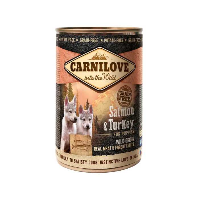 Carnilove Canine Puppy Salmon Pavo Caja 6x400 gr Carnilove Canine Puppy Salmon Pavo Caja 6x400 gr