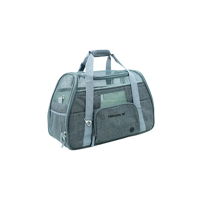 Freedog Transportin Crossworld Gris 51x23x35 cm