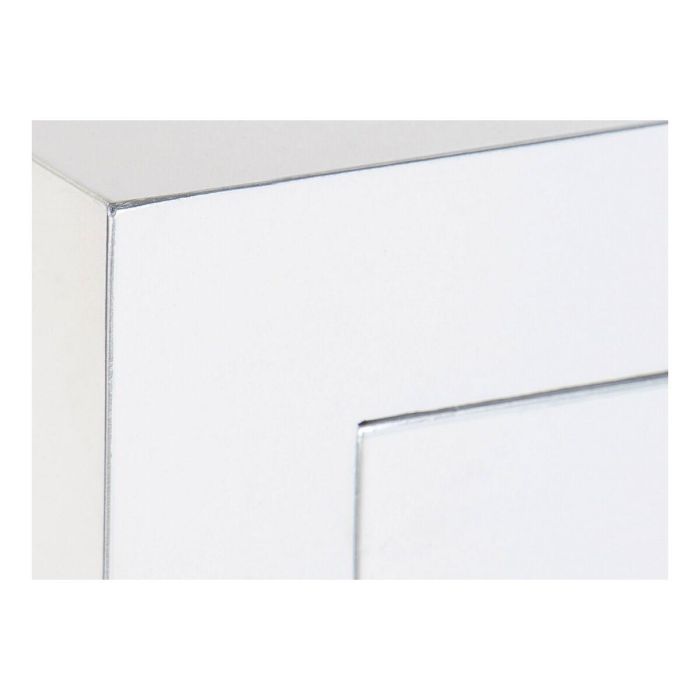 Mesita De Noche Oriental DKD Home Decor Blanco Plateado 34 x 66 x 45 cm 5 Mesita De Noche Oriental DKD Home Decor Blanco Plateado 34 x 66 x 45 cm 5