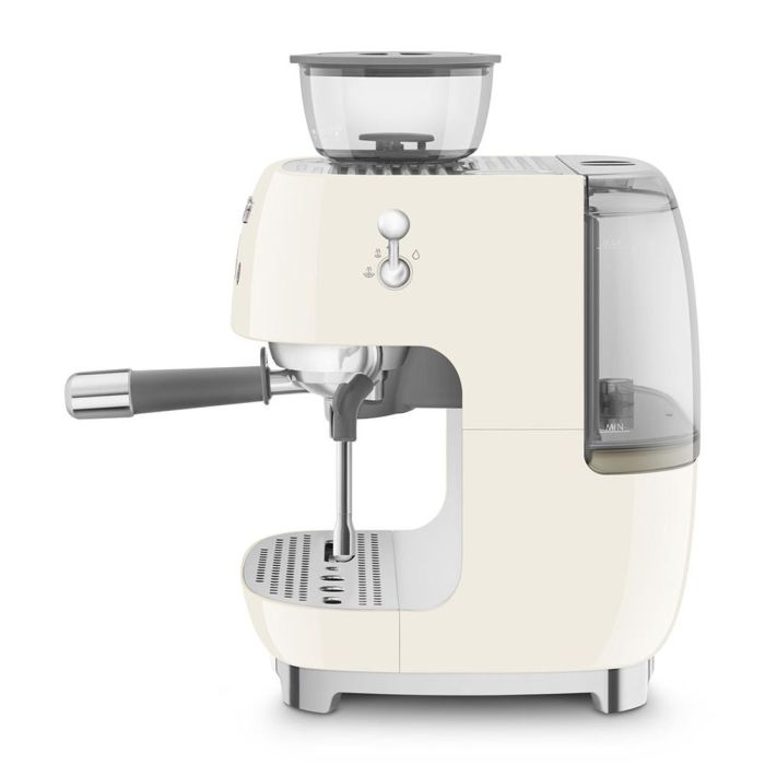 Smeg EGF03CREU Máquina de Café Espresso Estilo Años 50 con Molinillo Integrado Color Crema 3