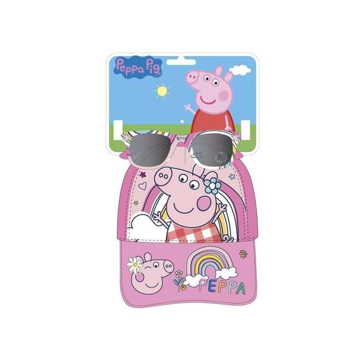 Gorra set gafas de sol peppa pig t51c:51 cm