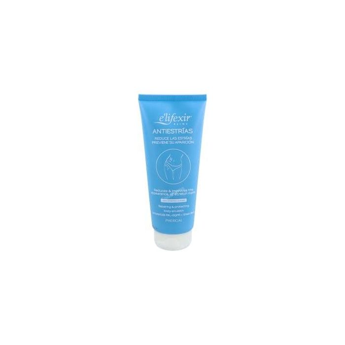 E'Lifexir Antiestrías Emulsión Corporal Ultra Hidratante Prevención y Reducción Estrías Embarazo, Pubertad y Cambios de Peso 200 ml