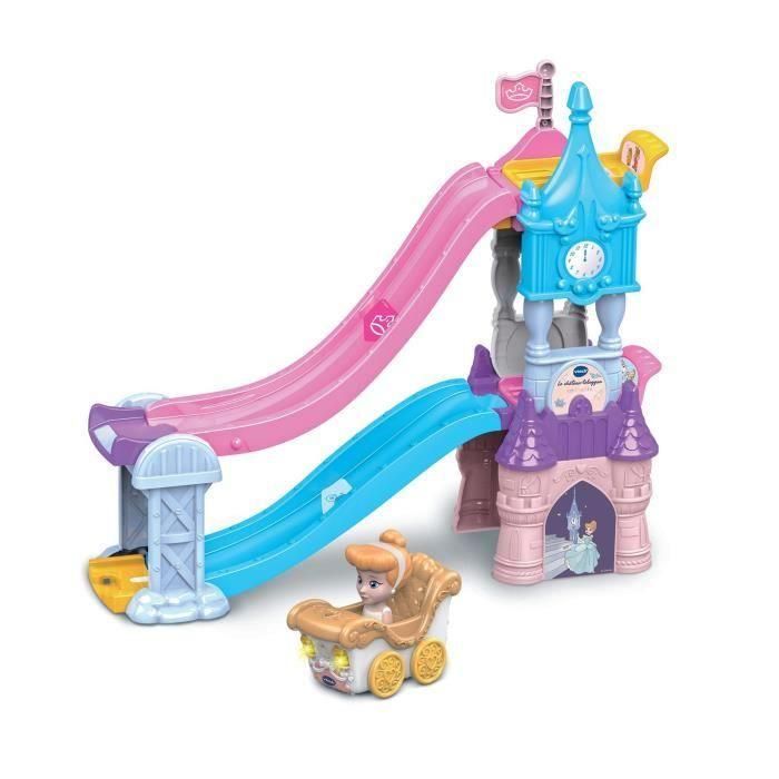 Vtech VTE3417765706059 Tut Tut Bólidos Disney Princesas: Castillo con Tobogán Encantado y Carro de Bodas de Cenicienta 1 Vtech VTE3417765706059 Tut Tut Bólidos Disney Princesas: Castillo con Tobogán Encantado y Carro de Bodas de Cenicienta 1